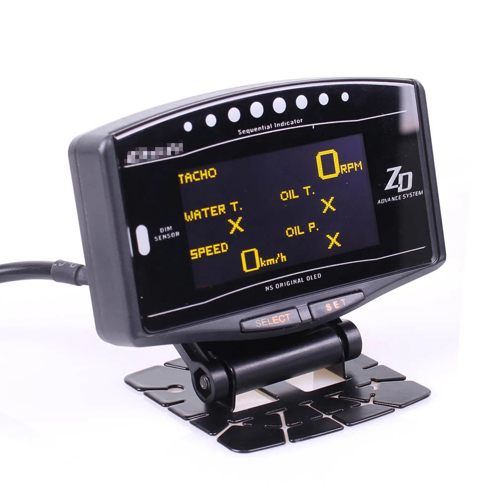 Kit Complet dehors GT 10 en 1 BF CR C2 DEFI Advance ZD Link, Jauge existent Numérique avec Capteurs Électroniques