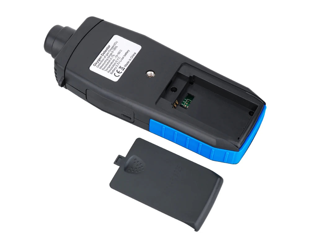 Capteur Intelligent Numérique d'Oxygène, Détecteur de Gaz, Alarme Sonore et Lumineuse, Moniteur de Qualité de l'Air avec Écran LCD de Température