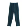 D3250 New Arrivals Women's Pants & Trousers Women High Waist Tight Solid Color Elegant Office Pants for Ladies Casual Pants