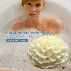 Éponge de Laine de Mer Naturelle, Fréquence de Remplacement, Dissolvant de Peau, Ohio eur Exexpansif, Pouf, Livres, Mousse de Douche, Lavage du Visage