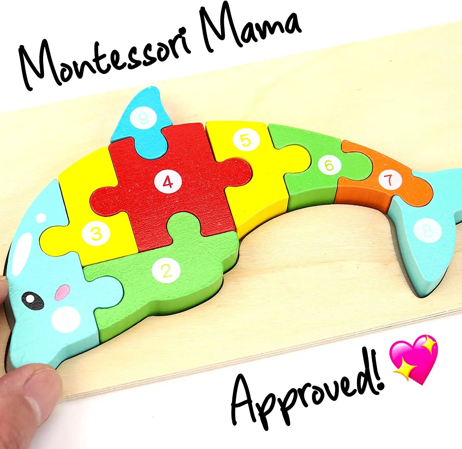 Puzzles en bois Montessori pour enfants, jouets Montessori pour tout-petits de 2 3 4 5 ans, Puzzle 3D, jouet éducatif dinosaure