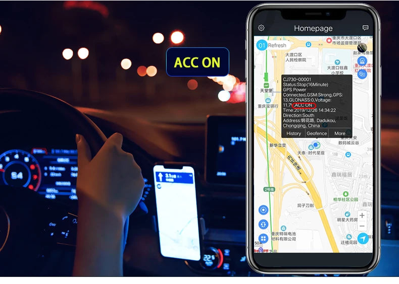 Localisateur d'huile de coupe de moto électrique, relais GPS 4G, pour voiture, camion, ACC remorqué, appel, alarme, système de suivi de Protection de sécurité