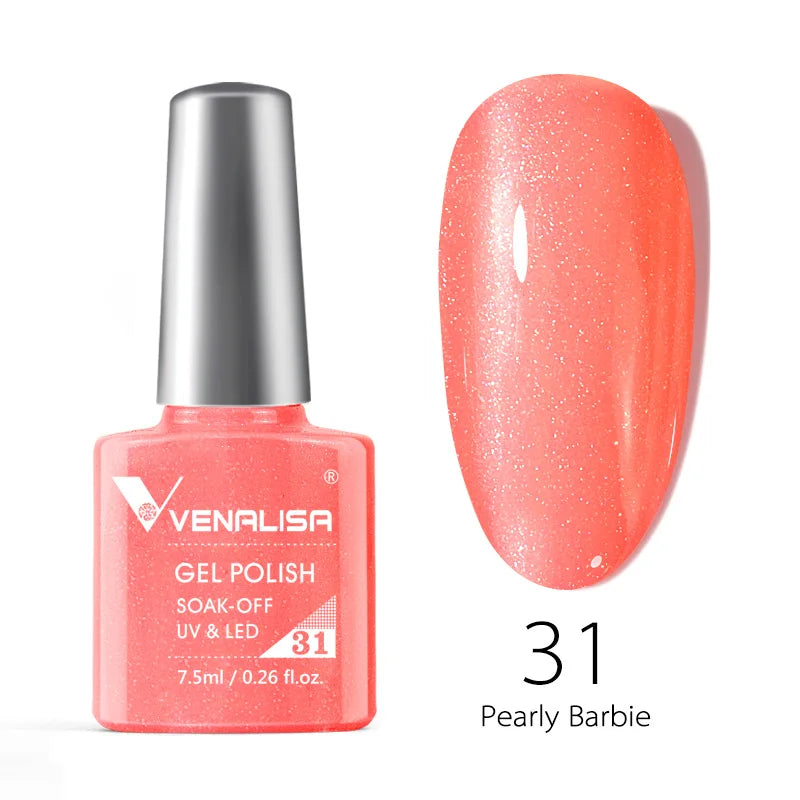 Venalisa vernis à ongles Gel à paillettes réfléchissantes couleur néon couverture complète Pigment Nail Art manucure tremper l'émail vernis Gel UV
