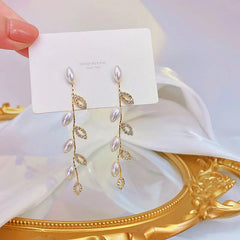 Boucles d'oreilles plaquées or véritable 14K, clous d'oreilles romantiques et élégants pour femmes, bijoux fins Glamour de qualité supérieure