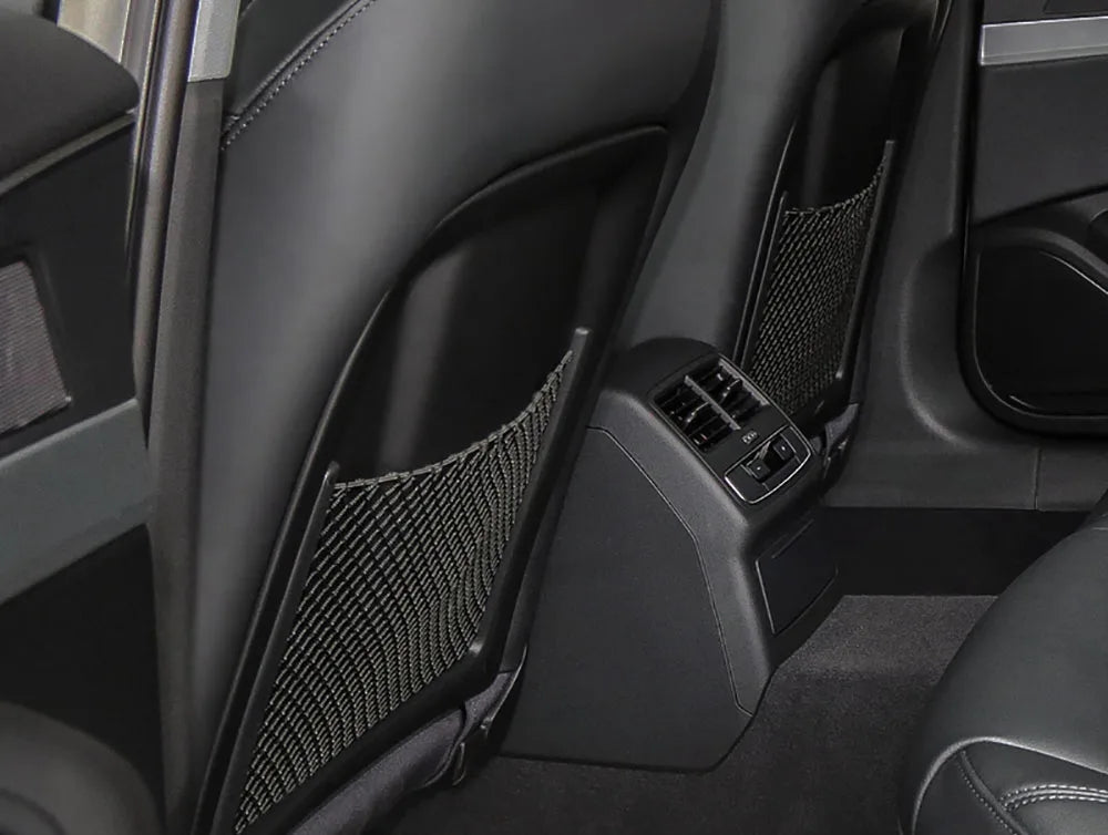 Filet de rangement en maille pour siège arrière, accessoires d'intérieur de voiture pour Audi A4 B8 A5 Q3 A3 A6 C7 Q5 B9 Q7