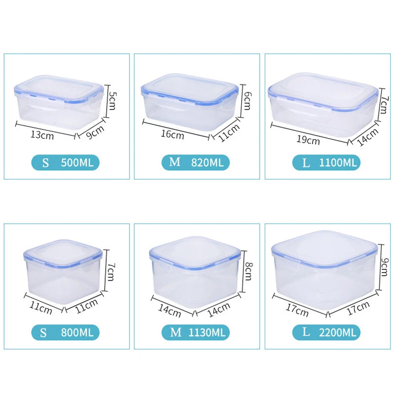 Boîte à déjeuner en plastique pour enfants, boîte à Bento, conteneur de stockage des aliments pour l'école et le bureau, pique-nique en plein air, collation, repas, micro-ondes, 6 tailles