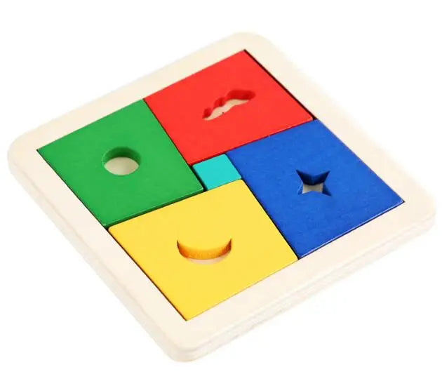 Planche en bois Puzzle enfants éducatif mathématiques Tangram Puzzles jeu jouets pour adultes enfants