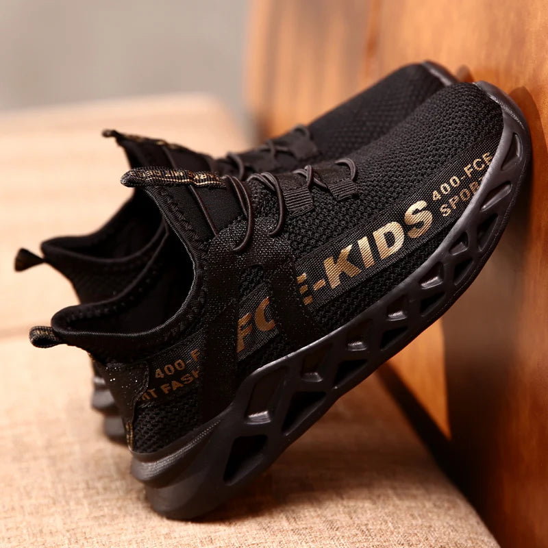 2025 Baskets de course pour enfants de haute qualité, respirantes, légères, douces, antidérapantes, chaussures de marche confortables pour loisirs, garçons et filles
