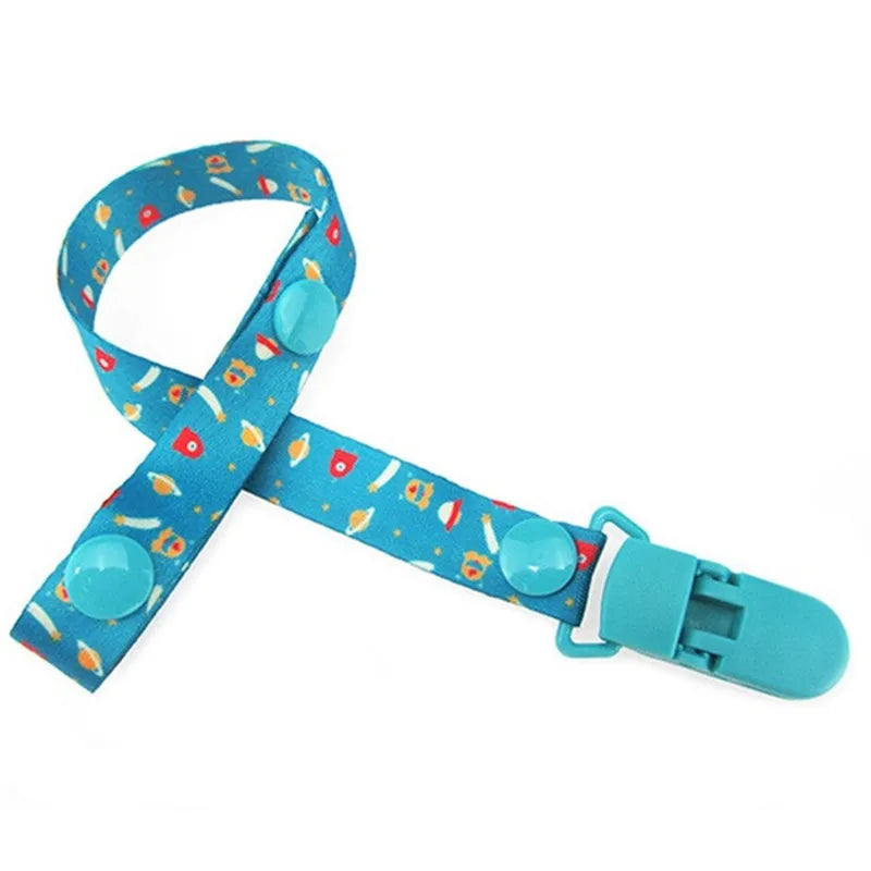 1pc bébé sucette Clips chaîne matériau confortable mignon factice pince titulaire mamelons enfants dessin animé attache-sucette attache-sucette