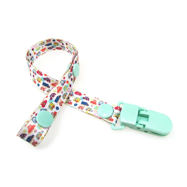 1pc bébé sucette Clips chaîne matériau confortable mignon factice pince titulaire mamelons enfants dessin animé attache-sucette attache-sucette