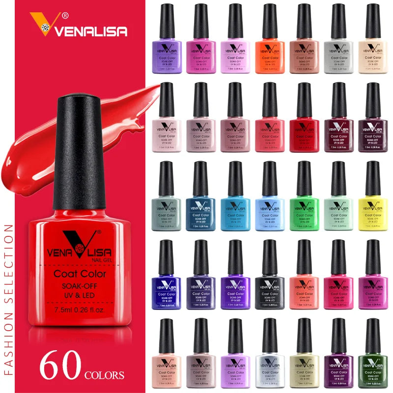 Venalisa 7.5ml mode brillant tremper UV Gel vernis à ongles cosmétiques Nail Art manucure ongles Gel vernis conseils vernis à ongles