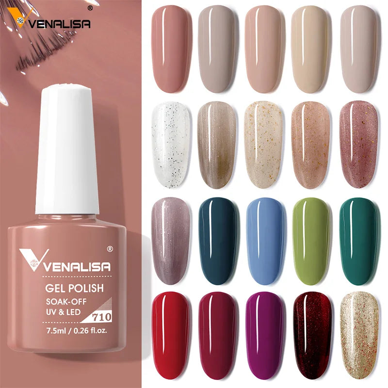 Venalisa VIP4 vernis à ongles 7.5ml HEMA gratuit tremper UV LED Gel vernis couverture complète Super Texture magnifique manucure à ongles