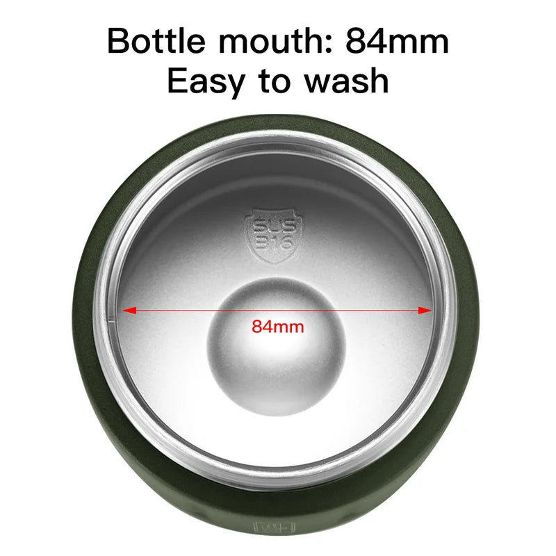 FEIJIAN 500 ml Thermos alimentaire, pot alimentaire isolé sous vide en acier inoxydable 316 avec cuillère boîte à déjeuner pour enfants