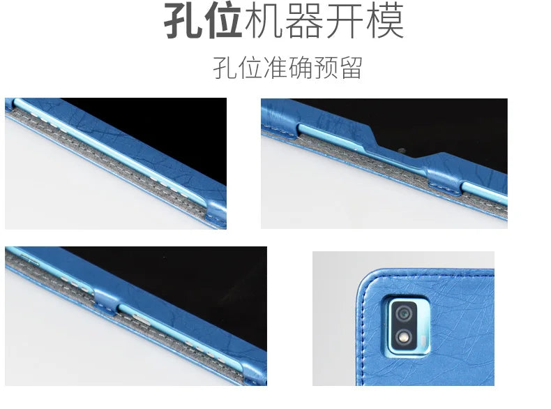 Étui pour tablette TCL 10 Tab Max 4G 10.36 Android 9296G, support pliable en cuir PU imprimé avec support de main, couverture magnétique 9295G