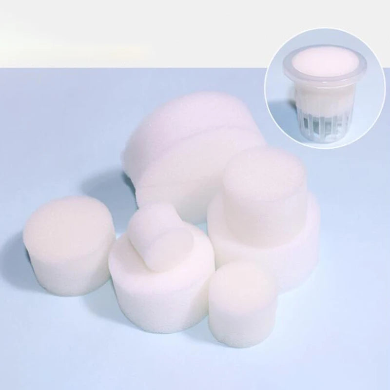Éponge blanche pour paniers hydroponiques, 50 pièces, pour plantation de légumes de jardin, Pots de pépinière, plantes en mousse, racine K5