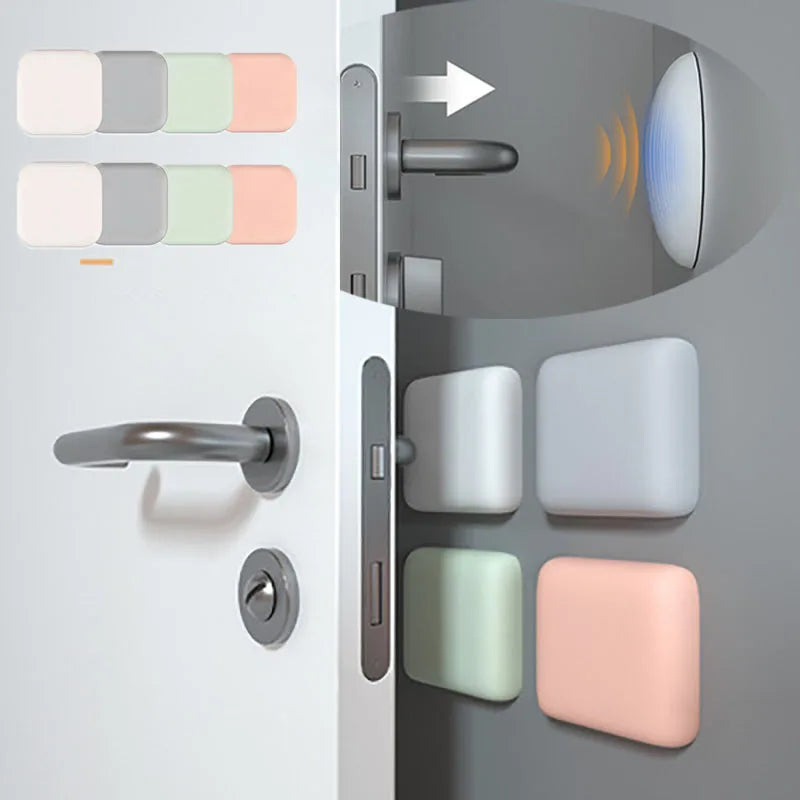 Silicone Door Stopper, Door Stop, Handle Bumper, Self-Adhesive Silent Door Protector Pad, Home Improvement, Anti-Shock Wall Pad