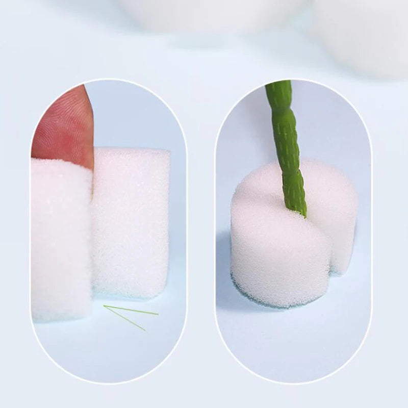 Éponge blanche pour paniers hydroponiques, 50 pièces, pour plantation de légumes de jardin, Pots de pépinière, plantes en mousse, racine K5