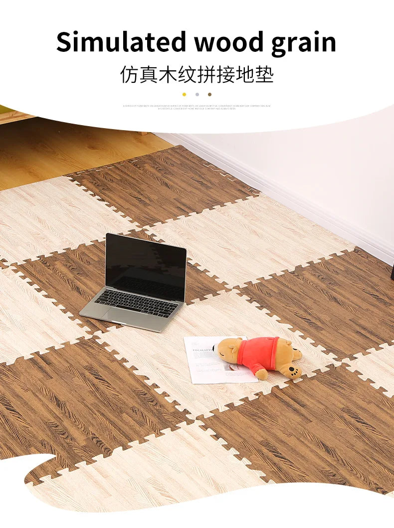 Tapis de Puzzle pour enfants, carrelage en mousse, tapis de jeu pour bébé, décoration de la maison, rembourrage de sol doux, jouets pour enfants, cadeaux