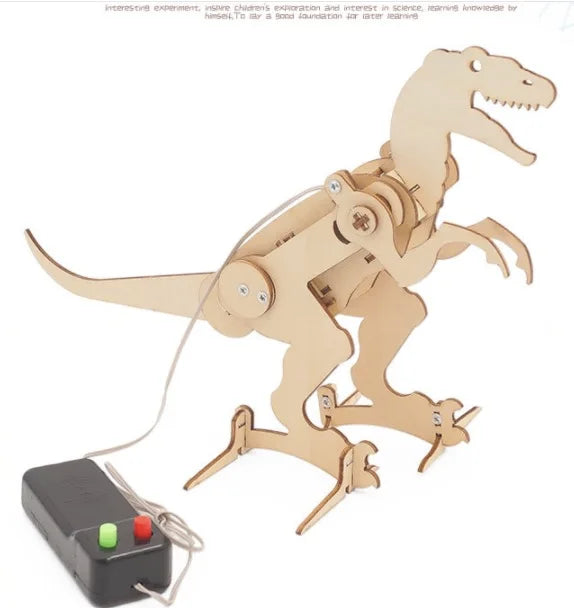 Analyste de jouets scientifiques pour enfants, modèle de dinosaure, technologie de bricolage, outil expérimental, jeux de puzzle en bois, fournitures scolaires