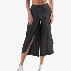 Women's Pants Sexy Crossover Sexy Wide-legged Yoga Pants