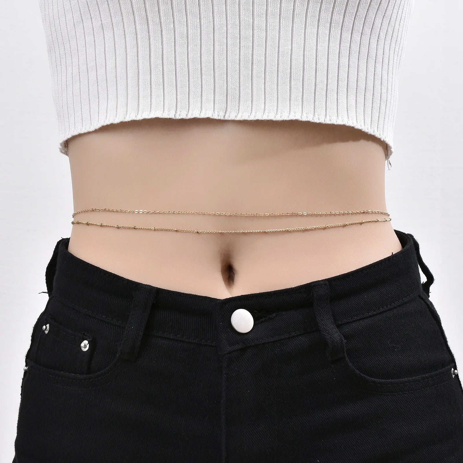 Bijoux Fessiers Sexy pour Femme et Fille, Perle Ronde, Taille, Plage, Cadeau, Vente en Gros, Nouvelle Mode, 2 Documents