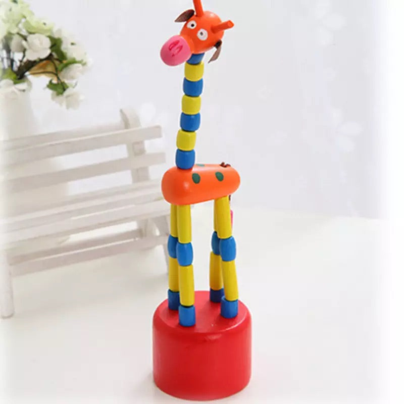 Jouets d'apprentissage pour bébés en bois, Animal girafe, jouet de développement pour enfants, jouets d'apprentissage éducatif intellectuel précoce, cadeau pour bébé