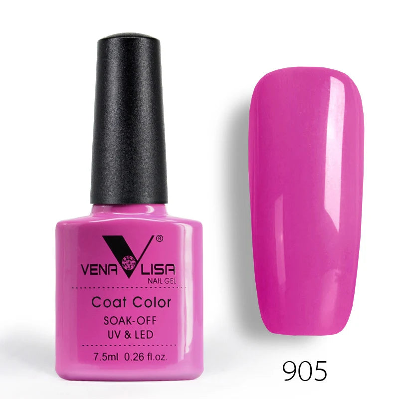 Venalisa 7.5ml mode brillant tremper UV Gel vernis à ongles cosmétiques Nail Art manucure ongles Gel vernis conseils vernis à ongles