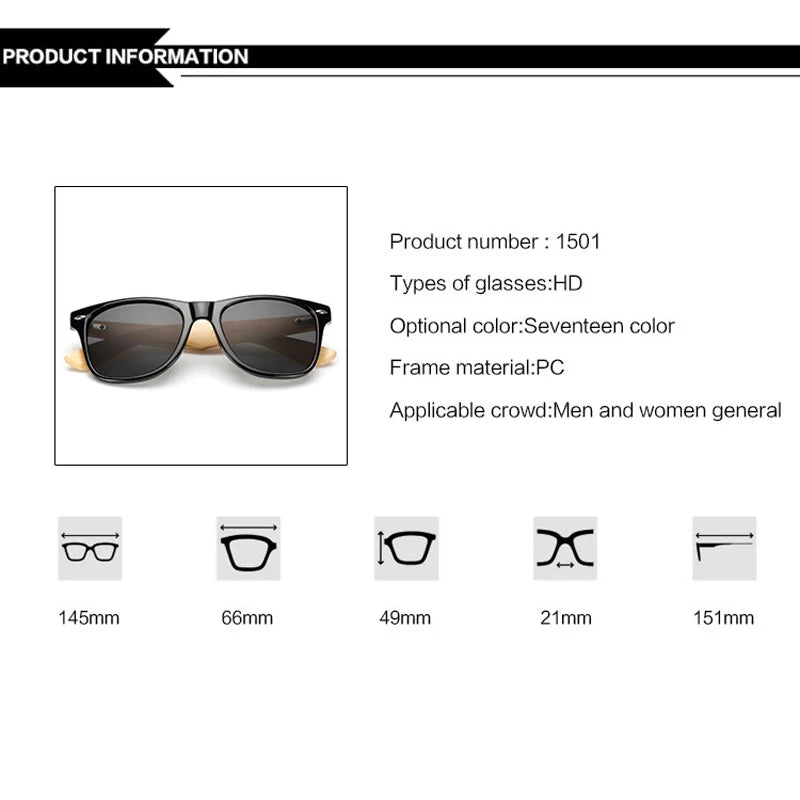 Lunettes De soleil en bois hommes femmes carré bambou femmes pour femmes hommes miroir lunettes De soleil surdimensionné rétro De Sol Masculino à la main