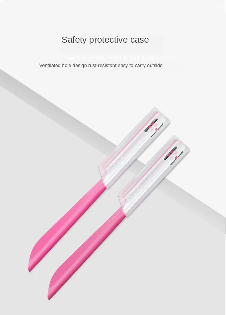 3/5 Piece Eyebrow Trimmer Set for Women, Makeup Beauty Eyebrow Hair Removal Hairdressing Tool, Steel Blade, Facial Eyebrow Razor, Trimmer