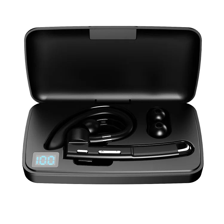 Écouteurs Bluetooth 5.3, stéréo, mains libres, suppression du bruit, casque d'affaires sans fil avec micro HD pour tous les téléphones intelligents
