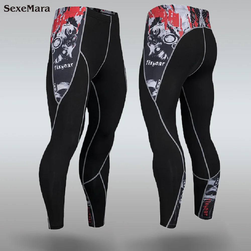 New Men's Thermal Underwear Sets, Compression Sports Suit, Sweat-Wicking, Quick-Drying Thermal Underwear, Men's Long Johns Sets