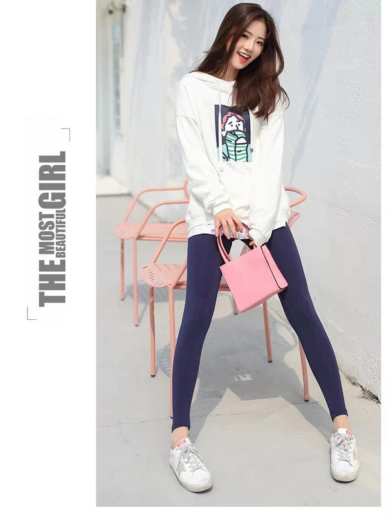 Women's Ribbed Leggings 2025 High Waist Autumn Winter Warm Cotton Leggings Casual Fashion Mesh 2XL Black Pants Sexy Leggings