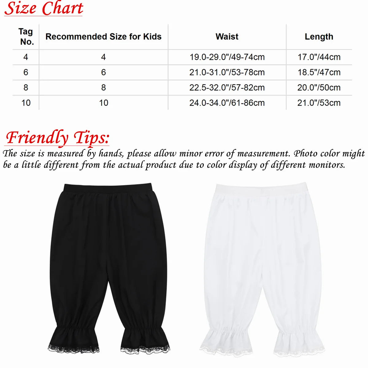 Filles Bloomers pantalons Shorts victorien à volants citrouille Baggy pantalon Homewear danse Costume Renaissance gitane pantalon culotte