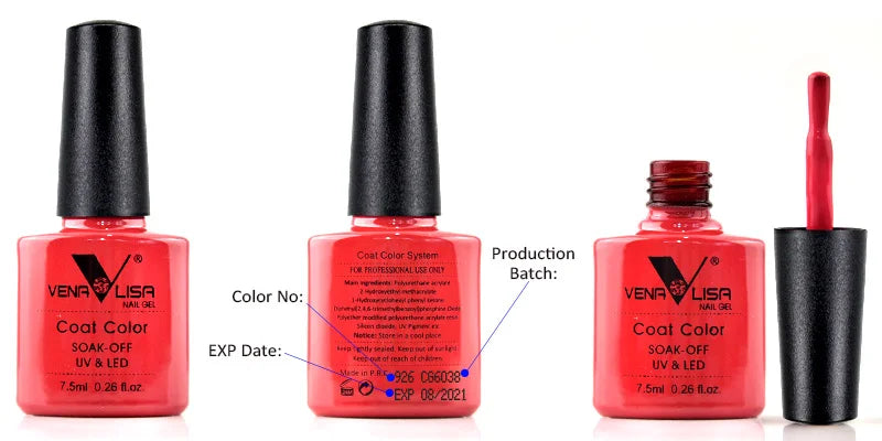 Venalisa VIP4 vernis à ongles 7.5ml HEMA gratuit tremper UV LED Gel vernis couverture complète Super Texture magnifique manucure à ongles