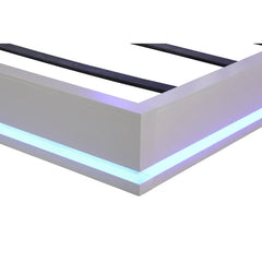 Light White LED Modern Wood Classic European Cheap Wholesale Home Hotel Apartment Design Bedroom Set