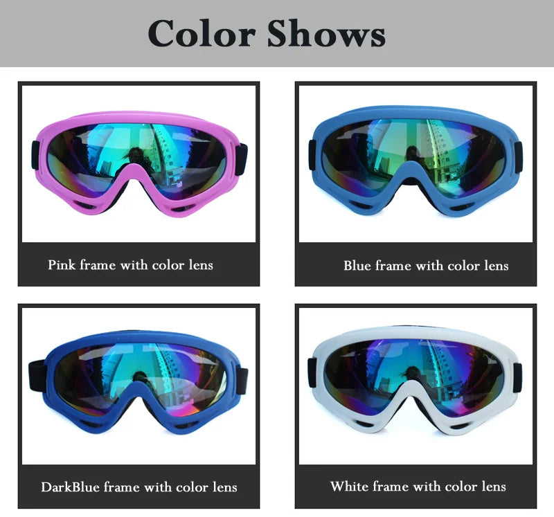 Lunettes de Ski professionnelles d'hiver pour enfants, lunettes de Ski, Snowboard, lunettes de soleil, Anti-UV400, équipement de sport pour enfants, hommes et femmes