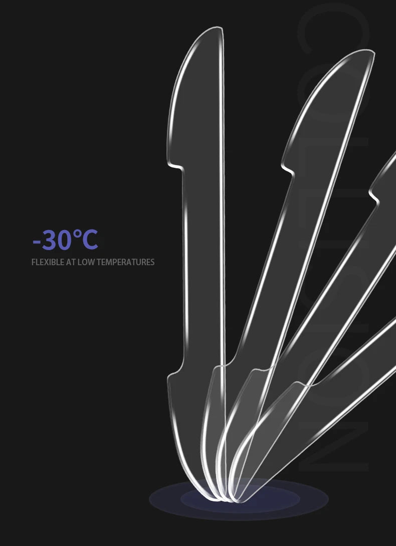 Transparent anti-collision protection bar stickers for car doors, rearview mirror covers, and side edge protection strips