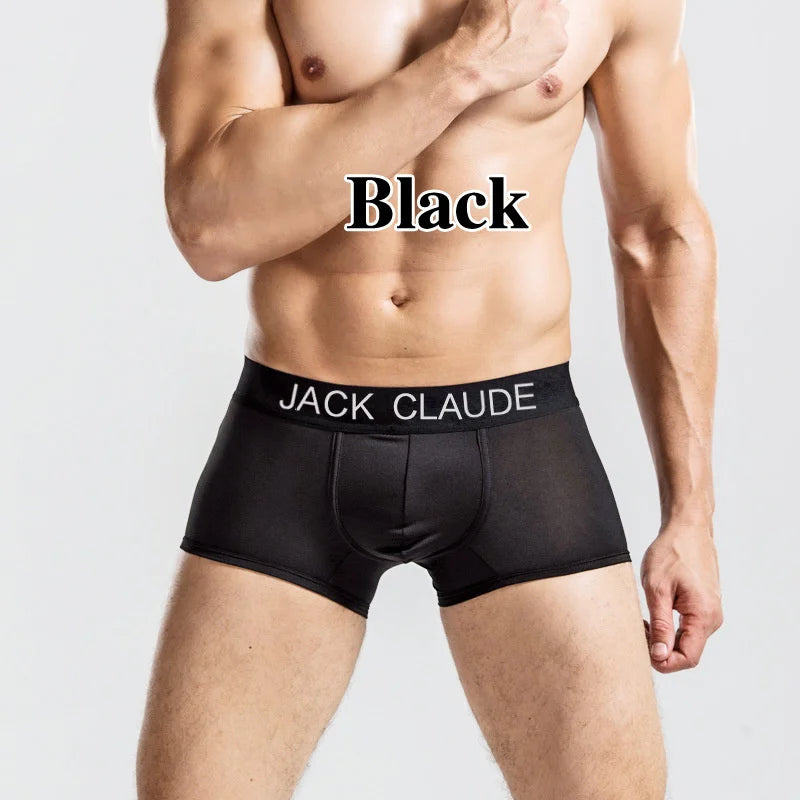 10 Pcs/Lot Men's Boxer Shorts Men Brand Men's Boxershorts Soft Sexy Cueca Boxer Men Underwear Male Jack Claude Calzoncillos