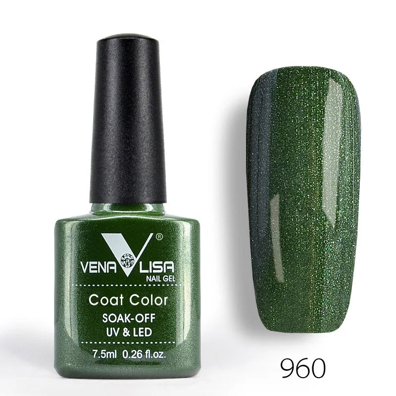 Venalisa 7.5ml mode brillant tremper UV Gel vernis à ongles cosmétiques Nail Art manucure ongles Gel vernis conseils vernis à ongles