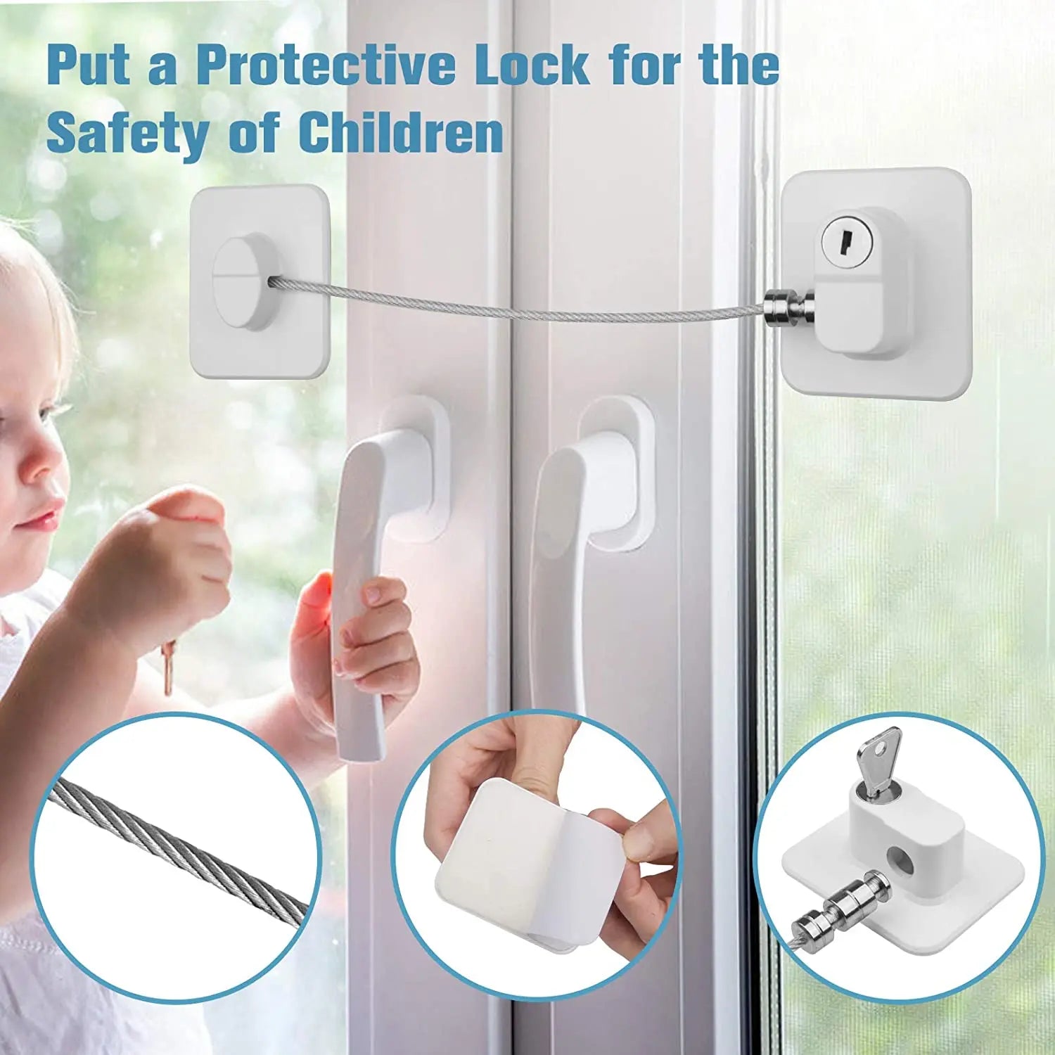 Serrure de réfrigérateur de sécurité pour bébé avec code HTML, serrures d'armoire de sécurité pour bébé, serrures de porte de Cisco coulissantes, 1PC