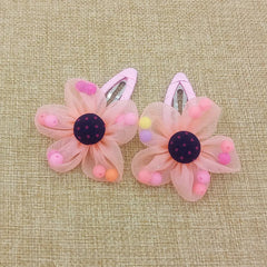 Pinces à cheveux pour enfants, 2 pièces/lot, nouvelles Barrettes de sécurité à fleurs mignonnes, Clip BB, cadeaux pour petites filles, accessoires pour cheveux pour enfants, offre spéciale