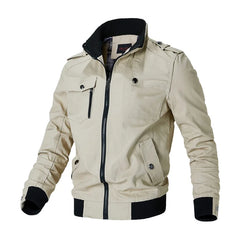 Bomber veste hommes mode décontracté coupe-vent veste manteau hommes 2025 printemps automne nouveaux vêtements d'extérieur chauds solide Stand mince veste hommes