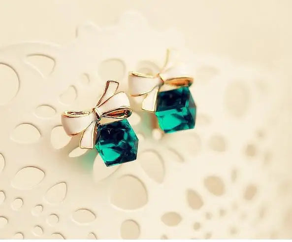 Bijoux coréens charmant Imitation du populaire nouveau haute qualité argent Pentacle femmes boucle d'oreille Romance sauvage bleu boucles d'oreilles Brincos