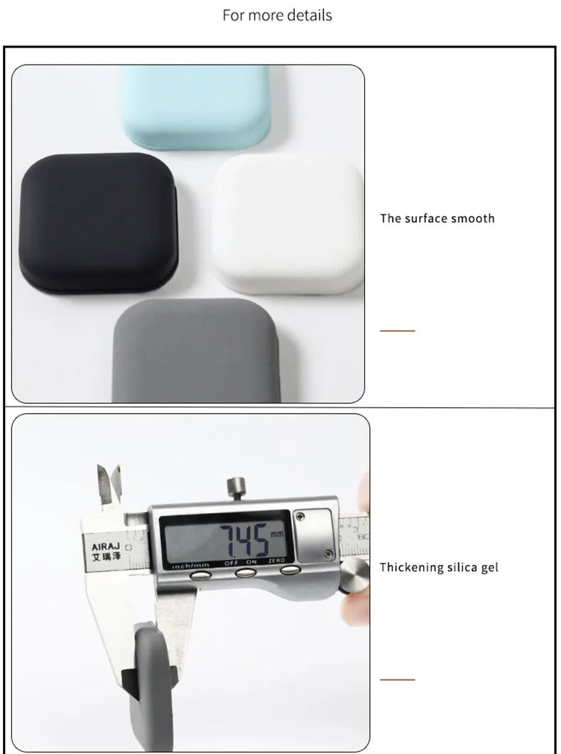 Silicone Door Stopper, Door Stop, Handle Bumper, Self-Adhesive Silent Door Protector Pad, Home Improvement, Anti-Shock Wall Pad
