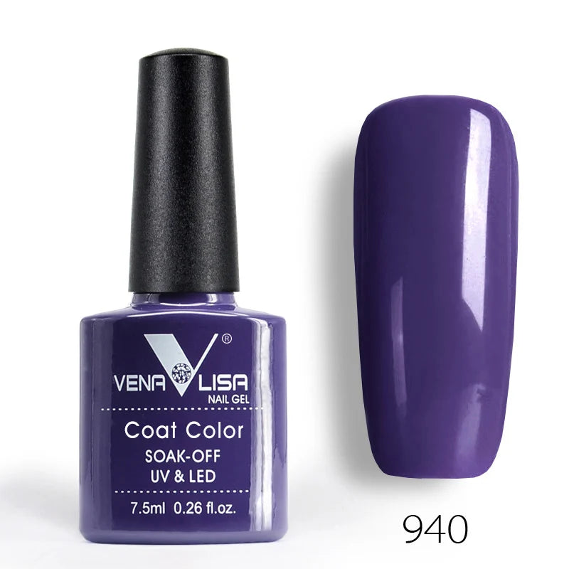Venalisa 7.5ml mode brillant tremper UV Gel vernis à ongles cosmétiques Nail Art manucure ongles Gel vernis conseils vernis à ongles