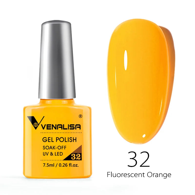 Venalisa vernis à ongles Gel à paillettes réfléchissantes couleur néon couverture complète Pigment Nail Art manucure tremper l'émail vernis Gel UV