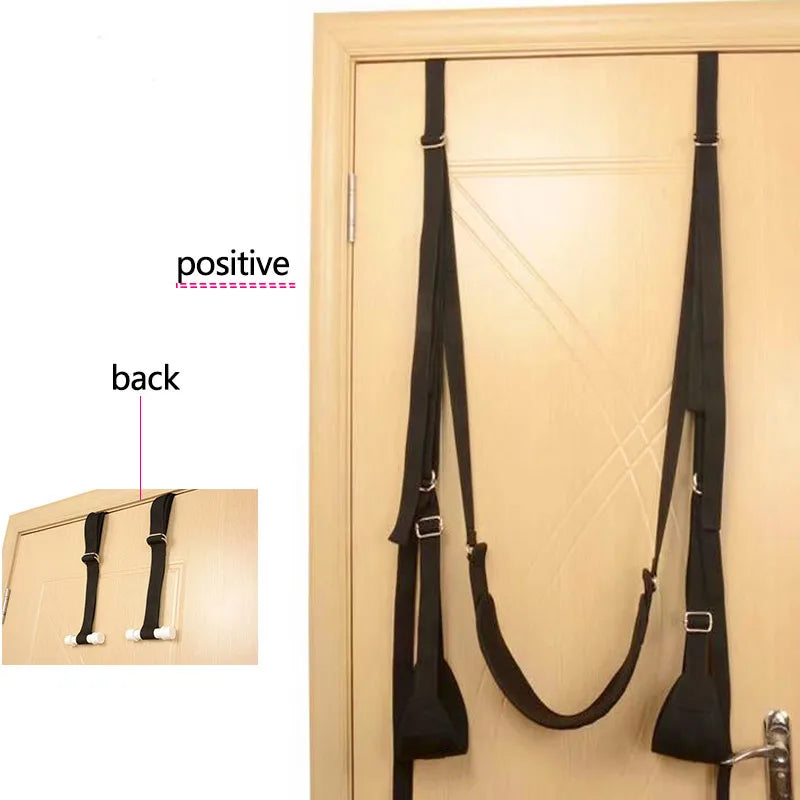 Jouets sexuels pour Couples, balançoire sexuelle, meubles sexuels, jeux pour adultes, siège et coussinet de jambe, balançoire de porte suspendue érotique pour sexe d'intérieur