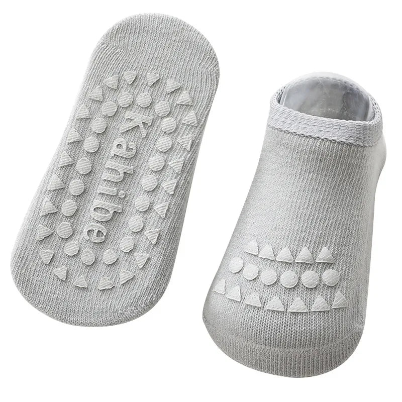 Ensemble de chaussettes et genouillères pour bébé, pour filles et garçons, couleur unie, antidérapantes, sécurité pour enfants rampantes, protection des jambes et des genoux
