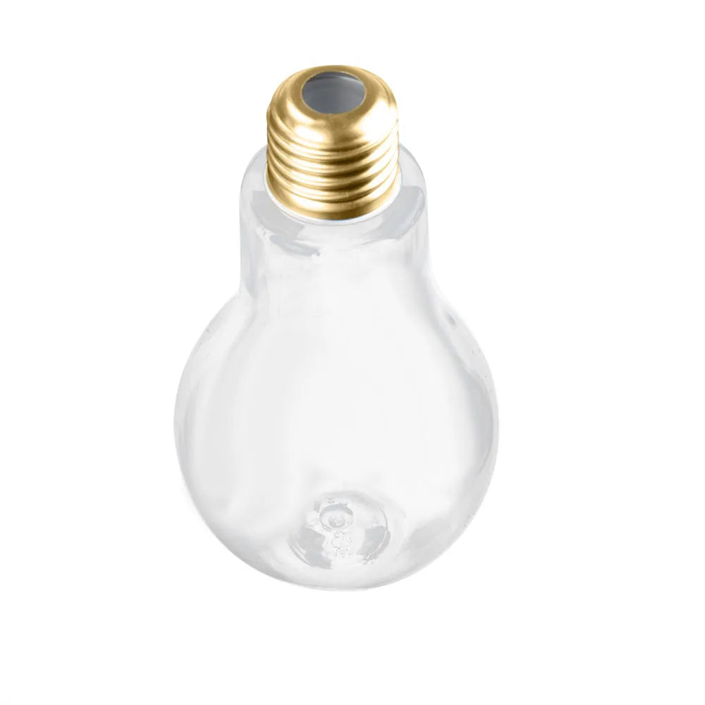 Bouteille d'eau créative d'été, petite gourde mignonne, à la mode, ampoule de jus de lait, anti-fuite, bouteilles portables mignonnes
