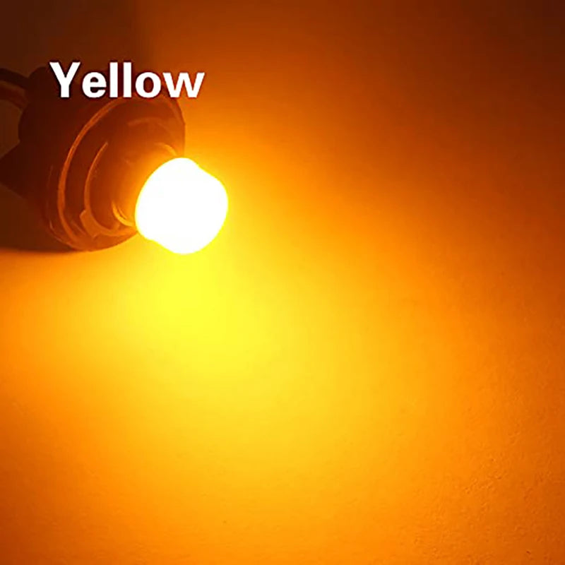 2/4/10 pieces P21/5W Ba15S 1156 LED bulb BAY15D 1157 turn signal 12V 7000K white Super bright car brake reverse parking lights
